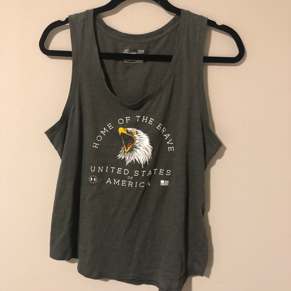 Under Armour Home of The Brave Muscle Graphic Tee
